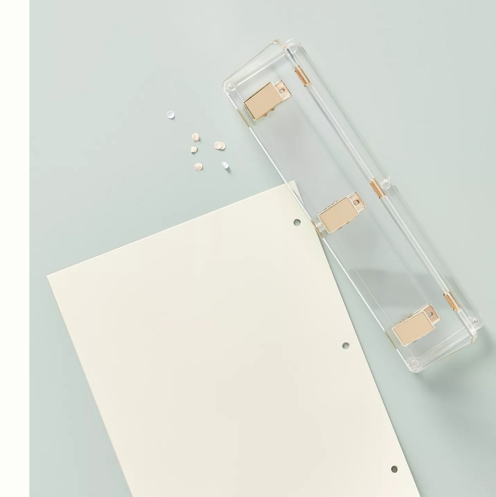 Acrylic paper punch